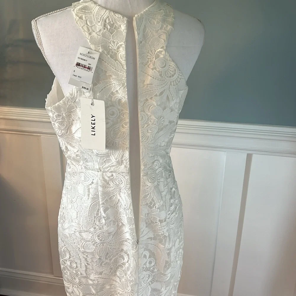 White Lace size 8 Likely women’s Dress - Picture 7 of 11